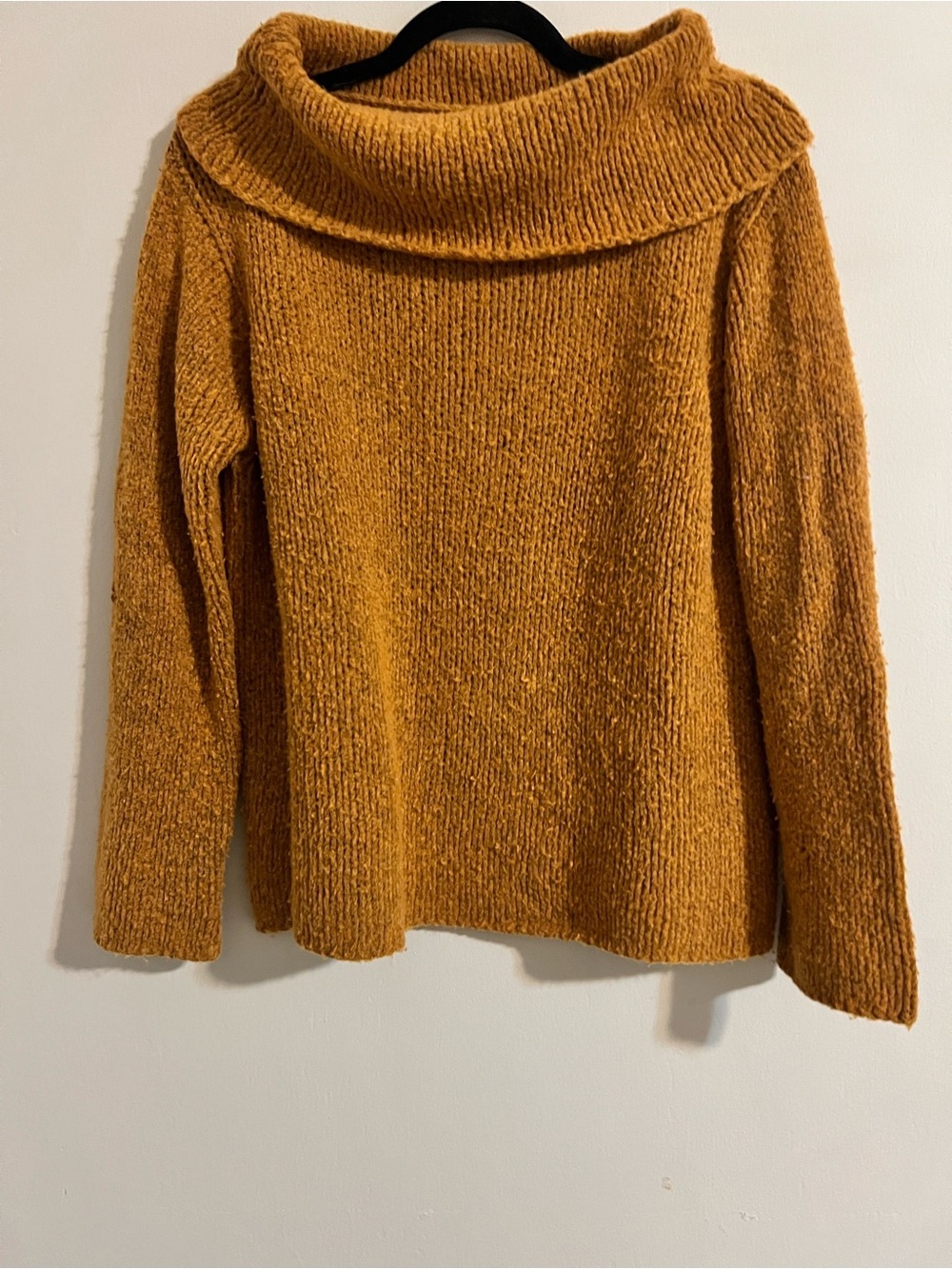Eileen Fisher Italian Yarn Cowl Neck Pullover Knit Sweater Sz Large - Picture 4 of 10